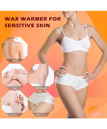 Honey Wax Roll On Waxing Kit with Warmer and 2 Cartridge Refills - Ideal for Sensitive Skin - Buy Online on GoSupps.com