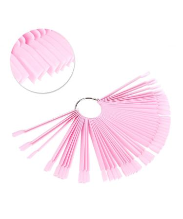 50 Pcs Nail Tip Stick Set - Manicure Polishing Gel Display Tool for DIY Nail Art - Perfect for Practice & Design - Buy Online on GoSupps.com