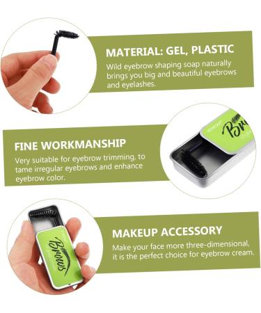 Healeved 3 Sets Natural Mascara Eyebrow Enhancer Gel Makeup Accessory Brow Shaping Soap Eyebrow Soap - Buy Online on GoSupps.com