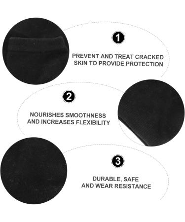 Mikinona 2 Pairs Gel Heel Socks Foot Lotion Spa Socks Sleep Spa Socks Gel Moisturising Socks Heel Repair Socks Moisturizing Feet Sock No Slip Spa Socks Gel Ankle Socks Gel Lining Cotton - Buy Online on GoSupps.com