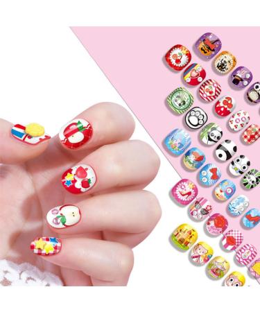 FOMIYES 5 Sets Children's Nail Art Toys Nail Kit for Kids Kid Nail Polish Kids Toys Kids Nail Kit Makeup Toys Toddler Nail Polish for Toddlers 3d Girl Birthday Present Plastic - Buy Online on GoSupps.com