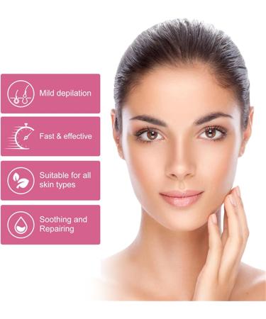 Cr me d pilatoire visage pour femmes et hommes formule douce et non irritante application facile pour la l vre sup rieure le menton et les joues. pilation rapide et efficace. 2pcs - Buy Online on GoSupps.com