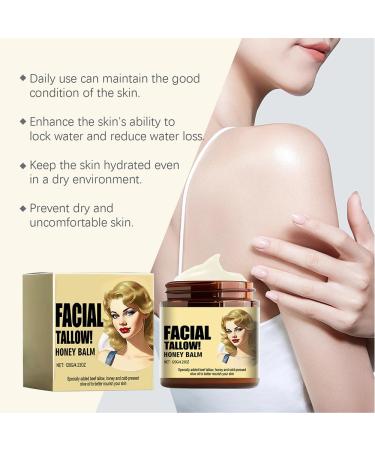 Crema de Cebo De Res Para La Cara Natural Organic the Whipped Tallow Honey Balm Cebo de Res Para la Cara Contains Coconut Unisex Body Lotion (120G Crema Cebo De Res Original Beef Tallow for Face) 120g 4 Fl Oz (Pack of 1) - Buy Online on GoSupps.com