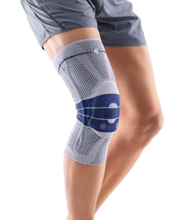 Bauerfeind GenuTrain Knee Support - Unisex Silicone Edge for Pain Relief & Stability | Titan Size 1 - Ideal for Injury Surgery & Arthritis Relief - Buy Online on GoSupps.com