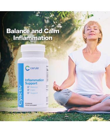 Cerule Cyactiv Natural Inflammation Supplement Whole Body Balance and Cellular Protection Formula Supports Stem Cell Health Immune Function Joint Comfort Mobility and Recovery 60 Capsules - Buy Online on GoSupps.com
