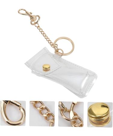GALPADA 3 Pcs Transparent Lipstick Case | Fashion Leather Keyring & Key Chain | Elegant Lipstick Cover | Creative Keychain for Makeup Lovers - Buy Internationally - Buy Online on GoSupps.com