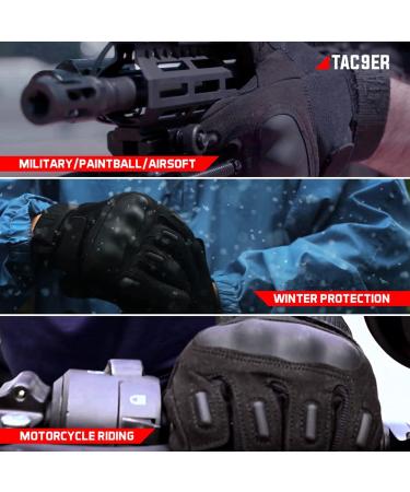 TAC9ER Kevlar Lined Tactical Gloves - Full Hand Protection, Cut and Temperature Resistant, Touch Screen Friendly - Large - Buy Online on GoSupps.com