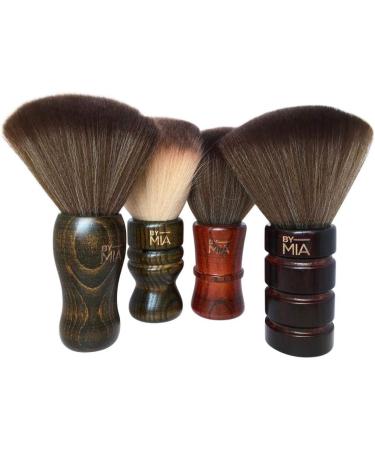 BY MIA Hair Cutting Professional Neck Brush | Natural Fiber Wooden Handle | Barber & Hair Salon Duster Brush (Northwood) - Buy Online on GoSupps.com