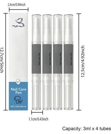 Nail Strengthener 4 Piece Nail Care Kit for Repair Damaged fingernail at home spa manicure pedicure suitable for adults women men seniors easy to apply - Buy Online on GoSupps.com