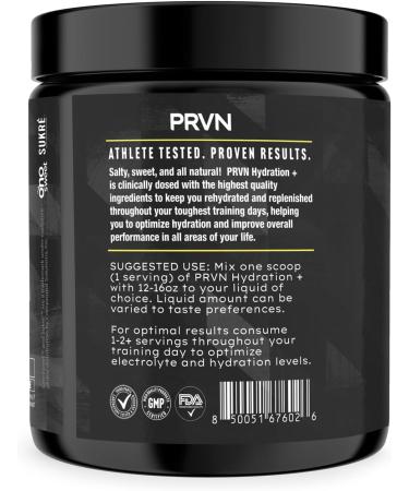 PRVN Performance Hydration+ | Optimized Electrolyte Formula for Enhanced Hydration & Recovery | 30 Servings - Lemonade Flavor - Buy Online on GoSupps.com