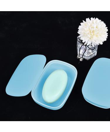 Quatish Travel Soap Container - Portable Soap Holder with Lid, Bar Soap Case, Soap Saver for Camping, Gym, Travel (Blue) - 1 Pack - Buy Online on GoSupps.com