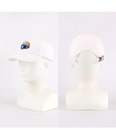 LANGZHEN 100% Cotton Kids Baseball Cap Hat | Adjustable Sun Hat for Girls Boys M | Engineering Vehicle Design | White - Buy Online on GoSupps.com