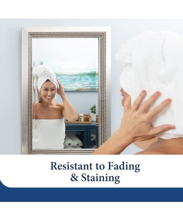 2-Pack Classic Cotton Washcloth Towel Set - Ultra Soft & Absorbent - Grey - Buy Online on GoSupps.com