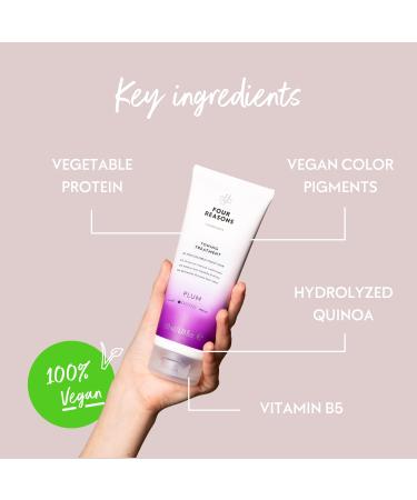 Four Reasons Hair Tinting Conditioner - Natural Semi-Permanent Purple Color - Gentle Intensive Tint for Hair - Pflaum  - Buy Online on GoSupps.com