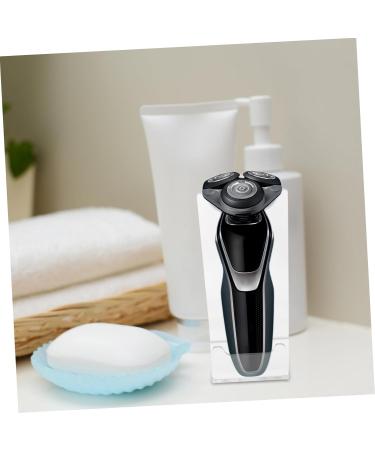 Frcolor 2-St Bearmstay Riser - Electric Razor Stand & Organizer | Acrylic Storage for Safety Razors Combs & Knives | 11x8.5x4.5cm - International Shipping Available - Buy Online on GoSupps.com