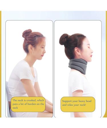 Okiio Cervicorrect Neck Support for Sleep Apnea - CO Lab Certified Neck Pain Relief & Snoring Prevention - Perfect Fit for Men - Classic Black - Buy Online on GoSupps.com