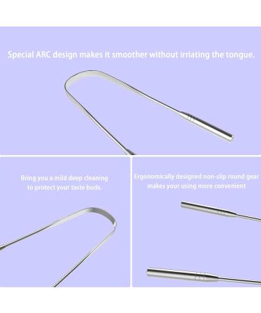 Doopoo Stainless Steel Tongue Cleaner for Adults & Kids | Reduces Bad Breath & Boosts Oral Health - Buy Online on GoSupps.com