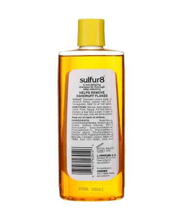 Buy Sulfur 8 Deep Cleaning Shampoo for Dandruff - 7.5 oz (Pack of 2) | Fast International Shipping - Buy Online on GoSupps.com