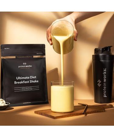 The Protein Works Ultimate Diet Breakfast Shake 1kg - Apple Cinnamon Swirl | Low Calorie, High Protein Breakfast | 18 Servings - Buy Online on GoSupps.com