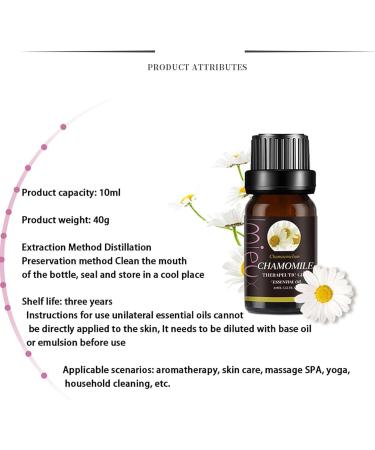 Mingchengheng Chamomile Oil - 100% Natural Essential Oil for Soothing & Moisturizing (10ml) | Perfect for Veins - Buy Online on GoSupps.com