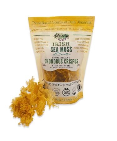 Irish Sea Moss from Ireland | Wildcrafted Chondrus Crispus | Raw Golden Irish Moss - Buy Online on GoSupps.com