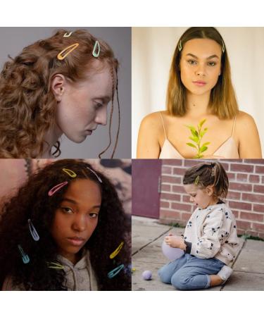 Sioppkik 30-Piece Colorful Hair Clips for Girls & Women - 5cm Metal Clips in 10 Classic Styles - Buy Online on GoSupps.com