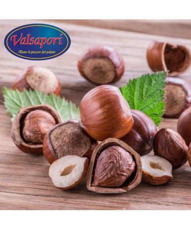  HOME LINE Valsapori - RAW KNOISEAUX - Envelope of 200g - Origin: Sicily | Raw and peeled Italian hazelnuts - Natural dried fruit snack not toasted without salt and added sugars - Buy Online on GoSupps.com