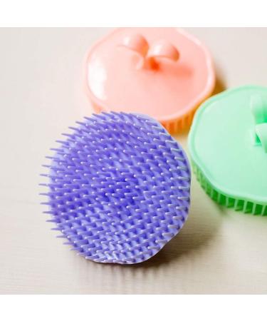 Laileya Head Massage Silicone Hair Scrubber | Portable Scalp Brush & Body Shower Massager - Random Colors - Buy Online on GoSupps.com