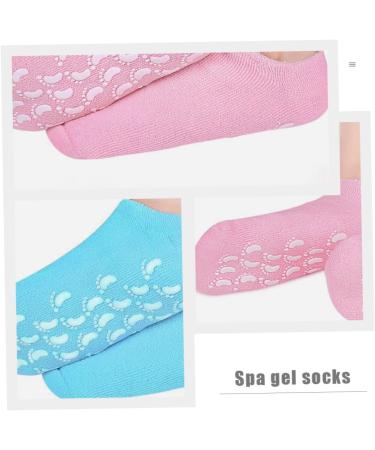 Housoutil 3 Pairs Foot Moisturizing Socks Sweat Proof Socks Spa Socks Overnight Absorbing Socks Cracked Heel Socks Lotion Socks Hydrating Non-slip Product - Buy Online on GoSupps.com