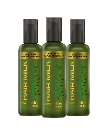 Hair Milk Keratin Care Hair Cream For Hair Growth Nourishing & Styling Enriched With Milk Protein Vitamin E & Essential Oil I Daily Use For Men & Women 120Ml