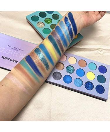 Beauty Searcher 60 Color Eyeshadow Palette - High Pigmented Glitter Matte Shades - Nude Makeup Palette for Eyes - Buy Online on GoSupps.com