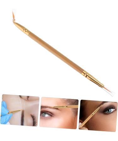 FOMIYES 3Pcs Cosmetic Eyeliner Brush With Double Sided Handle Straight Curved Angled Brush For Application mediumx3pcs as shown x 3pcs - Buy Online on GoSupps.com