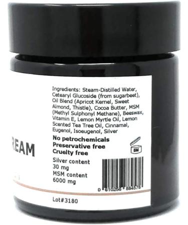 Shop Silver-MSM Cream with Lemon Myrtle & Tea Tree Essential Oils - 30ml | Fast International Shipping - Buy Online on GoSupps.com