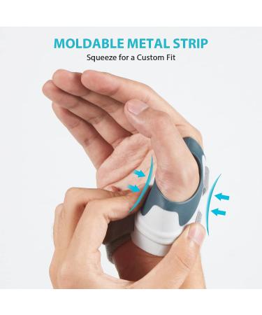 KD Thumb Brace for Osteoarthritis & CMC Joint Arthritis Pain - Stabilizing Splint with Sleeve - Flexible Medium Size - Left Hand - Buy Online on GoSupps.com