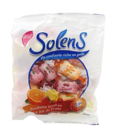Solens Soft Candies with Fruit Juices Sugar Free 100 g