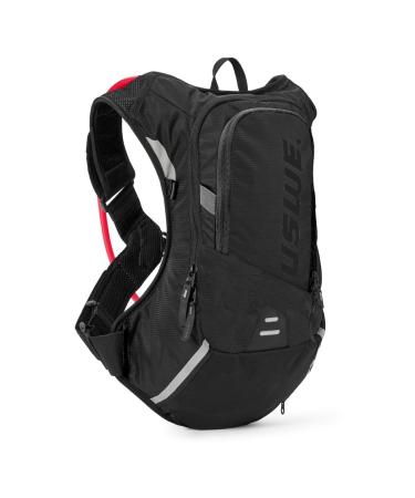 USWE MTB Hydro - Hydration Pack for Cycling Mountain Biking E-MTB and Gravel Riding Backpack with Water Bladder 8L Black Hydro