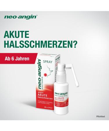 Neo-Angin Benzydamin Spray for Sore Throat Relief | Anti-Inflammatory & Decongestant | Sugar-Free for Adults & Children | 30 ml - Buy Online on GoSupps.com