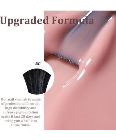 Nail Polish Set - Nude Nail Varnish Sets - Nude Brown Pearl Red Pink Nail Varnish - Oil-Based Formula French Manicure Nail Polish - Long Lasting Nail Polish for Women DIY Nail Art - Buy Online on GoSupps.com