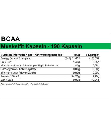 Buy Peeroton BCAA Capsules - 190 Pieces | Best for Muscle Recovery & Performance | International Shipping Available - Buy Online on GoSupps.com