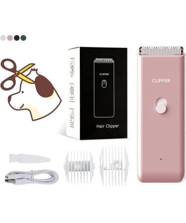 Pet Grooming Clippers Kit - Low Noise Electric USB Rechargeable Trimmer for Dogs, Cats & Pets - Pink - Buy Online on GoSupps.com
