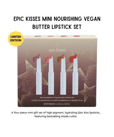 Kat Von D Epic Kisses Mini Butter Lipstick Set - Lolita, Shedefined, Zine Queen, Role Breaker - Buy Online on GoSupps.com