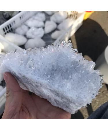 Home Natural White Quartz Crystal Cluster Reiki Cluster Furnishing Articles Raw Ore Specimens Home Goods (Size : 1000-1200g) - Buy Online on GoSupps.com