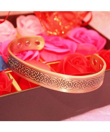 Buy Copper Magnetic Bracelet with 6 Magnets - Unisex Fashion & Health Benefits - Buy Online on GoSupps.com