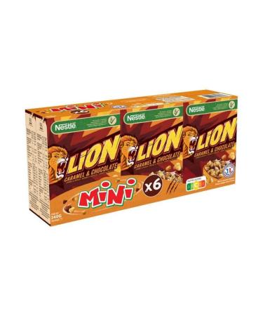 Nestlé Mini Lion Cereal Pocket x6 240g