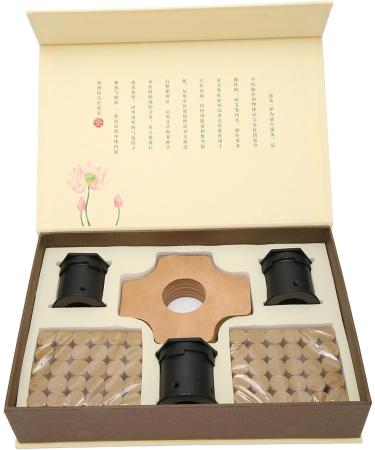 Buy Moxibustion Sticks Box Kit - 60 Moxa Sticks & Adhesive Tapes for Soothing Body Treatment | Chinese Herbal Therapy - Buy Online on GoSupps.com
