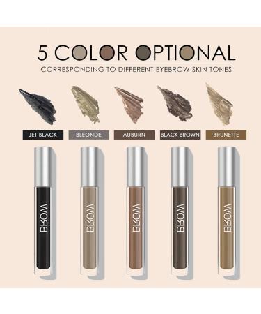 Waterproof Eyebrow Gel - Long Lasting Highly Tinted Liquid Eye Brow Makeup (Black Brown) - Buy Online on GoSupps.com