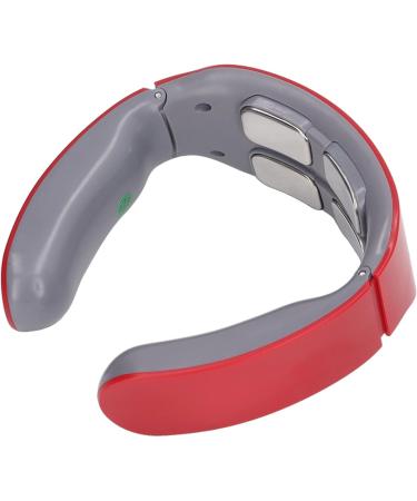 Neck Massage Device - Heated Pulse Massager for Lymphatic Drainage | Portable Relief for Men & Women - Buy Online on GoSupps.com
