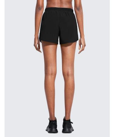 Baleaf Women's Quick Dry Running Shorts with Pockets - Black, Medium - Buy Online on GoSupps.com