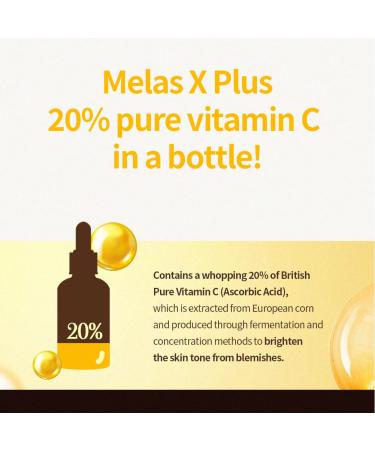 Buy PS.PRETTYSKIN Low pH Vitamin C MelasX Plus Ampoule - 30ml | Pure Vitamin C for Wrinkles Freckles & Blemish Care | Non-Sticky Oil Formula - International Shipping Available - Buy Online on GoSupps.com
