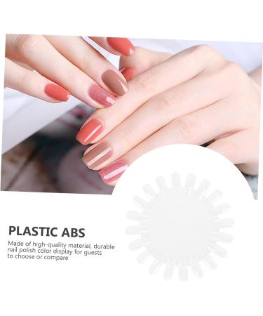 Healeved 2 Sets Nail Color Card Nail Color Plate Nail Varnish Colour Chart Nail Art Color Cards Sample Manicure Color Cards Nail Color Display Boards Color Test Manicure Tools Plastic Abs - Buy Online on GoSupps.com